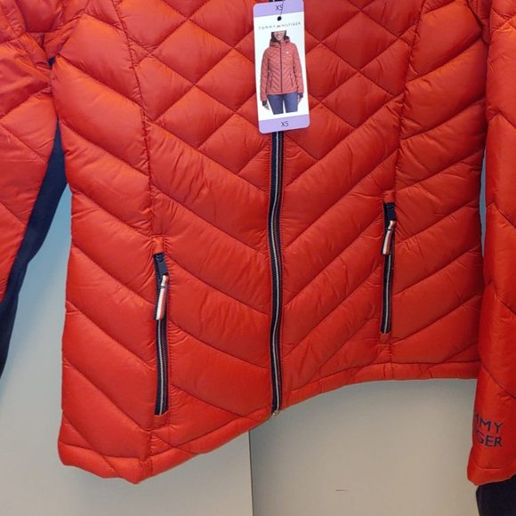 Tommy Hilfiger Ladies' Packable Jacket--Crimson - Picture 8 of 10